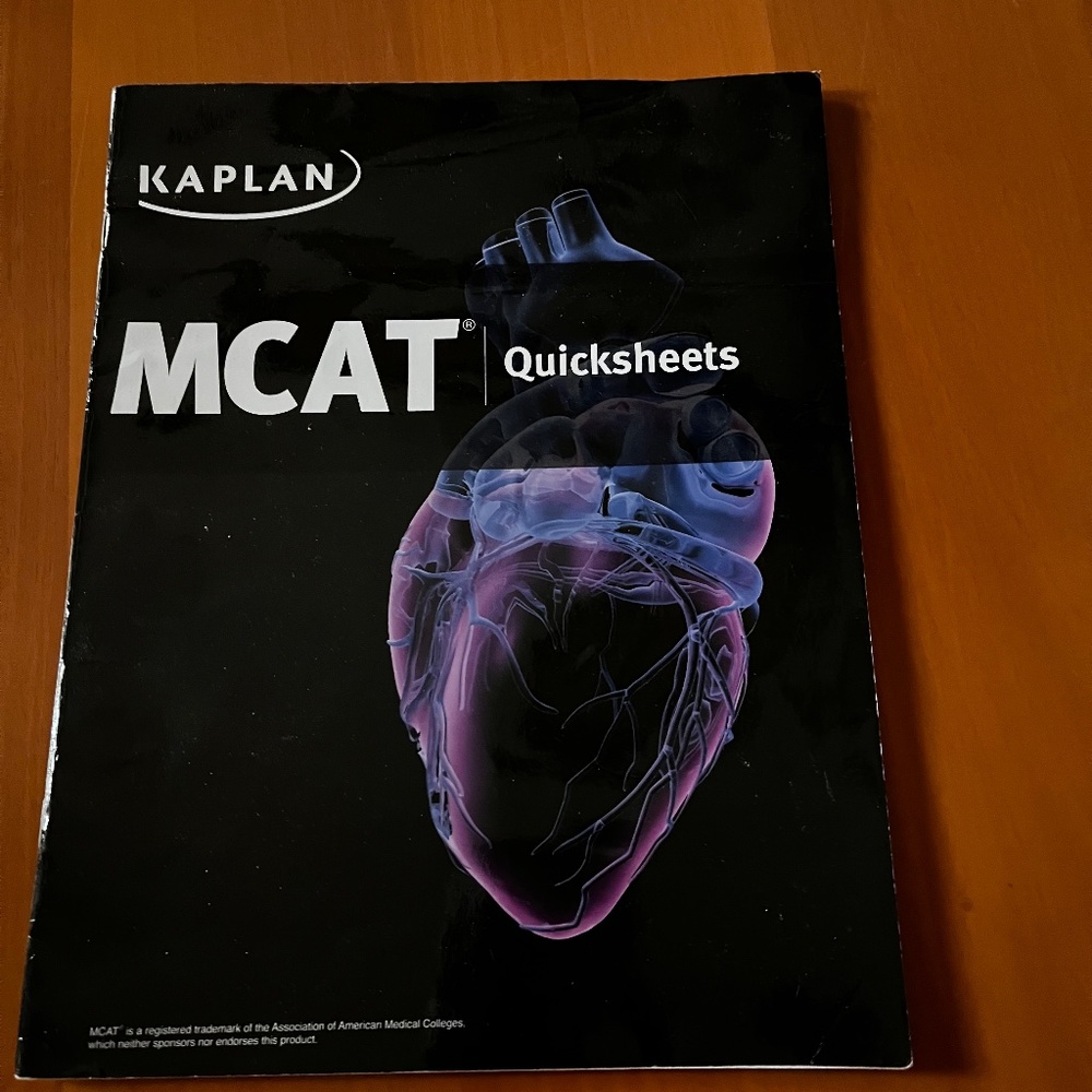 KAPLAN MCAT quick sheets